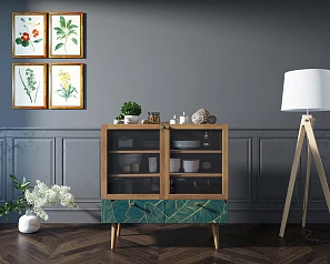 красивый Буфет низкий "Berber" принт 41 арт BB47/Print_41 в интернет-магазине