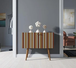 Комод на высоких ножках "Berber" малый принт 20 арт BB13/Print_20 в интернет-магазине