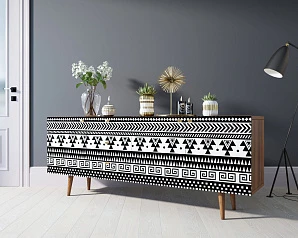 Комод "Berber" удлиненный принт 19 арт BB11/Print_19