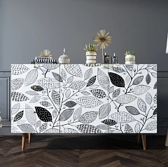 купить Комод "Berber" с двумя дверками и ящиками принт 9 арт BB17/Print_09