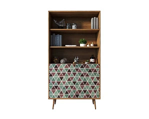 заказать Стеллаж с дверками "Berber" принт 26 арт BB26/Print_26