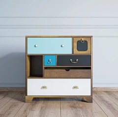 заказать Комод малый «Aquarelle» 6 ящиков арт RE-52 в интернет-магазине