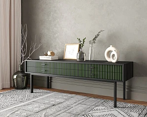 Консоль с двумя ящиками "Emerson" арт EM23/green/L в интернет-магазине