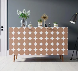 красивые Комод "Berber" три дверки 17 принт арт BB01/Print_17