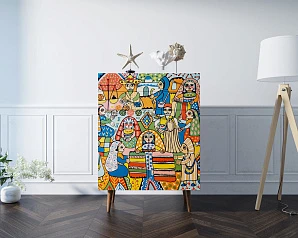 красивые Комод "Berber" большой принт 1 арт BB12/Print_01 на заказ