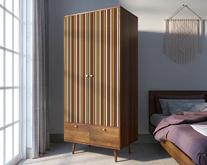 купить красивый Шкаф двухстворчатый "Berber" принт 20 арт BB16/Print_20