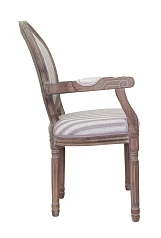стильный Мягкий стул с подлокотниками Volker Arm Pinstripe