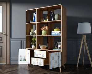 фото Стеллаж "Ellipse" принт 2 арт EL13/print_2