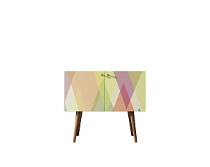 купить Комод на высоких ножках "Berber" малый принт 16 арт BB13/Print_16 в интернет-магазине