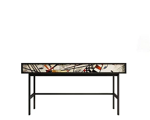 красивые Консоль с двумя ящиками "Emerson" by Kandinsky арт EM22/Print_01 на заказ