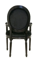 красивый Мягкий стул с подлокотниками Diella Black Velvet на заказ