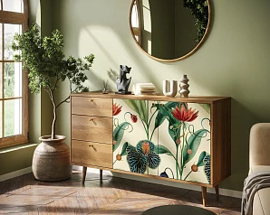Комод "Berber" с двумя дверками и ящиками арт BB05/Print_55 в интернет-магазине