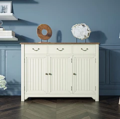 стильный Бежевый комод Olivia 3 ящика/3 двери арт GA6005C на заказ