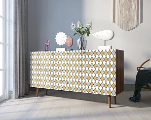 заказать стильные Комод "Berber" с ящиками 22 принт арт BB14/Print_22