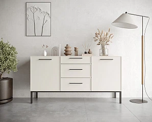 красивые Комод две дверки и три ящика "Nicole" арт NEM08 в интернет-магазине