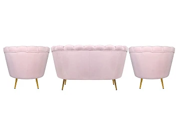 купить Комплект кресел и дивана ракушка Pearl Double Pink V2
