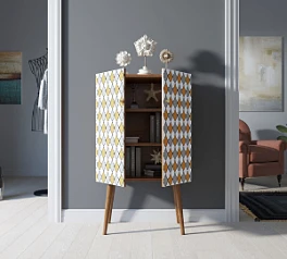 Комод на высоких ножках "Berber" 22 принт арт BB09/Print_22 на заказ