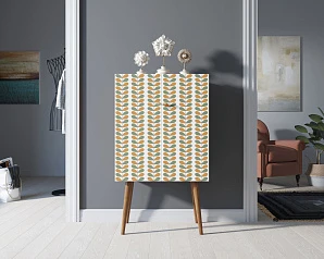 купить красивые Комод на высоких ножках "Berber" принт 23 арт BB09/Print_23 в интернет-магазине