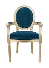 купить красивый Мягкий стул с подлокотниками Volker Arm Gold