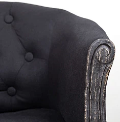 заказать Низкое кресло ретро Kandy Black Old