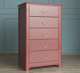 Комод "Olivia individual" на пять ящиков арт 3005R в интерьере
