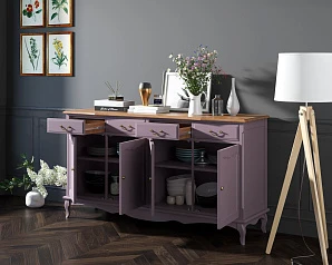 красивый Комод "Leontina lavanda" с ящиками и дверками арт ST9345L в интернет-магазине