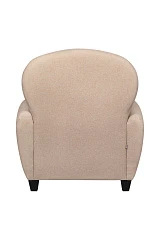 фото Кресло широкое Flog коричневое в интерьере