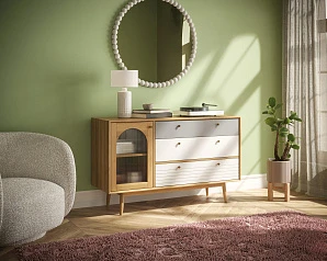 купить стильные Комод "Pollo" с ящиками и дверками арт. POL07 в интернет-магазине