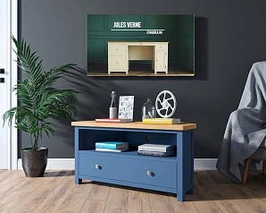 заказать стильные Комод под TV "Jules Verne" угловой арт JV24ETGB