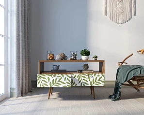 Консоль "Berber" с двумя ящиками принт 28 арт BB22/Print_28