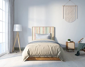 красивые Кровать "Berber" 120х200 см принт 45 арт BB42/Print_45 на заказ