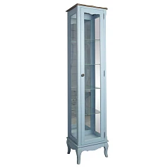 фото Шкаф "Leontina Blue" для посуды узкий/высокий арт ST9319RB