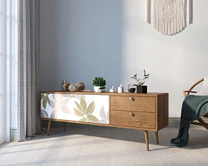 купить стильные Комод "Berber" два ящика и две дверки 27 принт арт BB27/Print_27