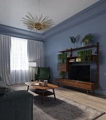 Гостиная "Bruni" арт BR500 в интерьере