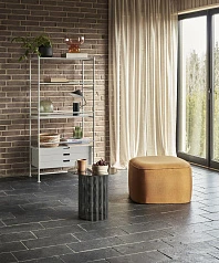 Пуф квадратный HUBSCH оранжевый арт 021212