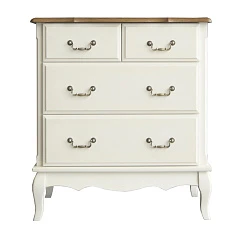 фото Бежевый комод Leontina (4 ящика) арт ST9335 в интерьере