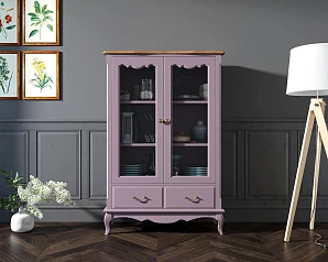 заказать Шкаф "Leontina Lavanda" для посуды низкий с ящиками арт ST9355/2L