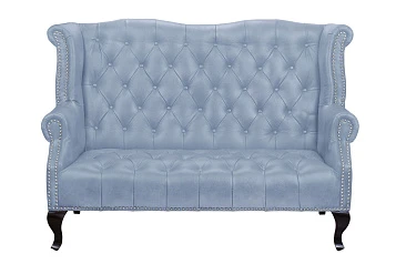 купить Кожаный дизайнерский диван лофт Royal Sofa Grey в интернет-магазине