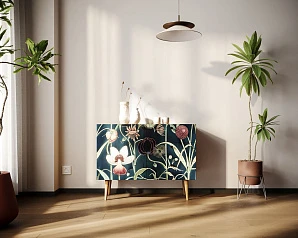 фото Комод "Berber" три ящика и дверка арт BB34/Print_54