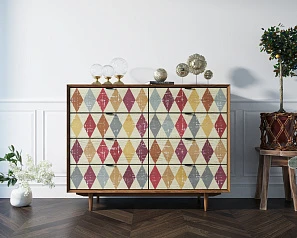 заказать Комод "Bruni print" на восемь ящиков арт BR06P