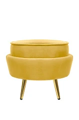 купить стильные Пуф Pearl Adorn Yellow в интернет-магазине