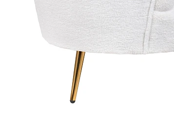 Трехместный диван ракушка для гостиниц Pearl Triple Boucle