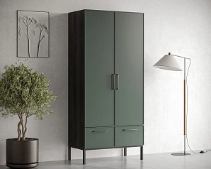 фото Шкаф двухстворчатый  с ящиками "Nicole" NR26G в интерьере