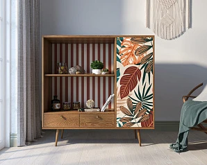 заказать Стеллаж с нишей "Berber" принт 25 арт BB28/Print_25