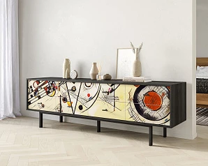 фото Комод с восемью ящиками "Emerson" by Kandinsky арт EM03/Print_01 в интерьере