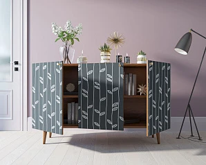 Комод "Berber" три дверки 18 принт арт BB01/Print_18 на заказ