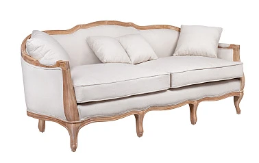 красивый Прямой диван Darcy 3 V2 бежевый