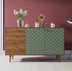 купить Комод "Berber" с двумя дверками и ящиками 12 принт арт BB05/Print_12
