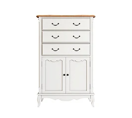 купить стильный Комод Leontina три ящика две дверки арт ST9354