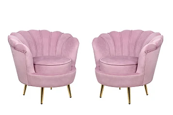 купить Комплект кресел ракушка Pearl Pink